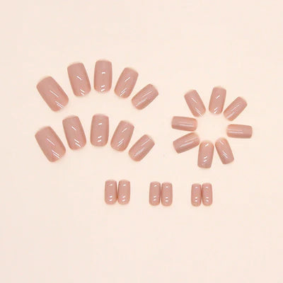 Peach Pop 24Pcs Nails Set