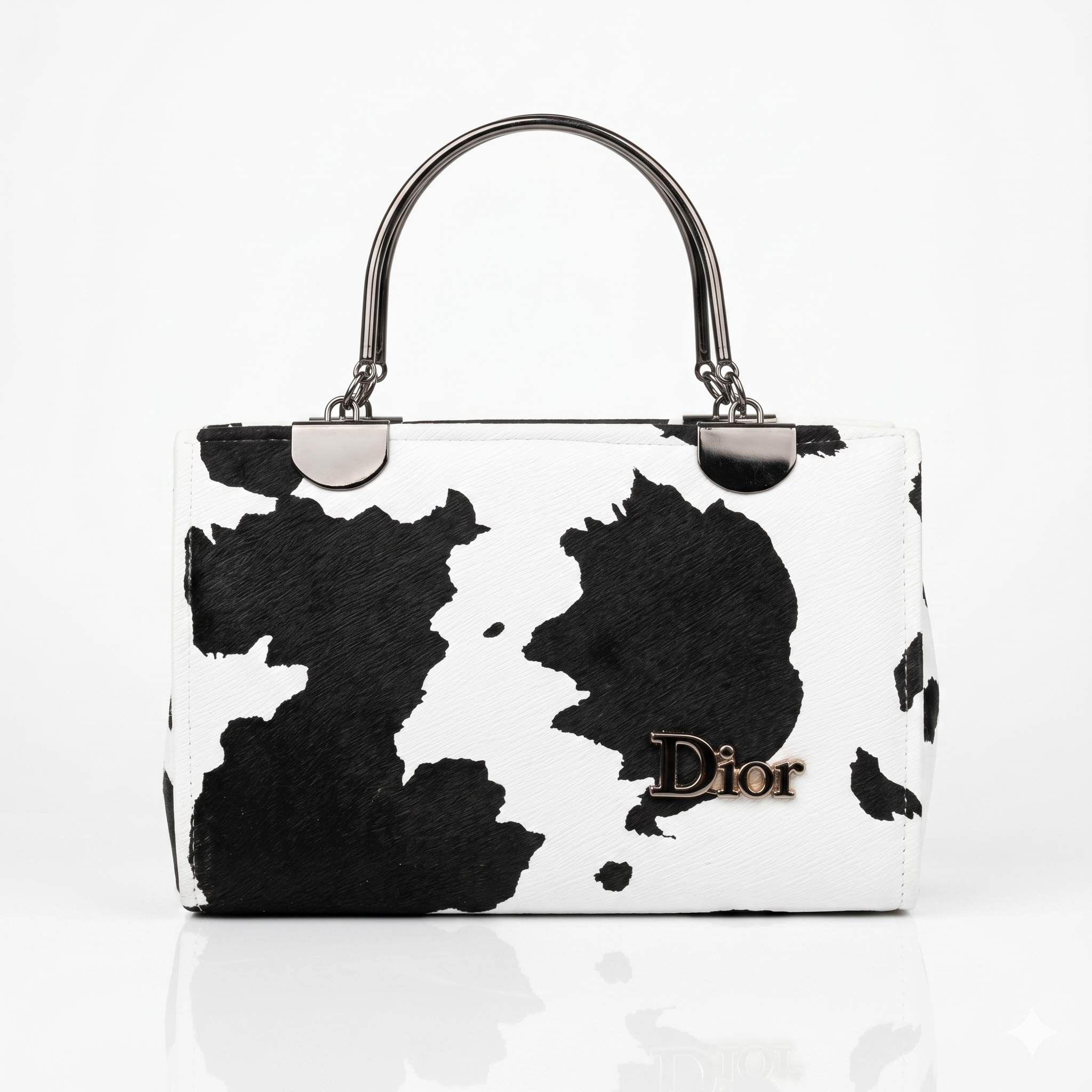 Monochrome Luxe Handbag