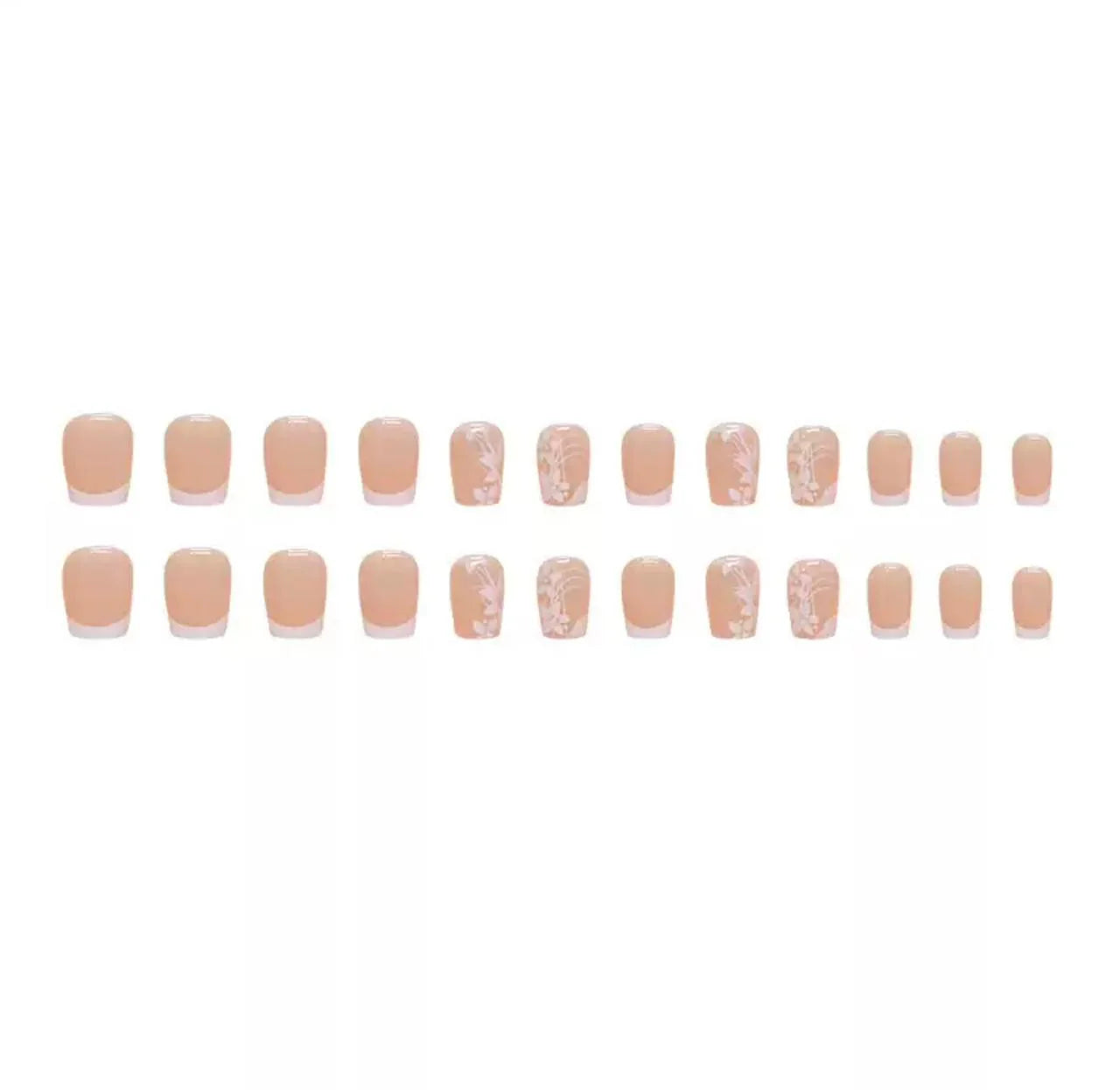 Opal Charm 24Pcs Nail Set